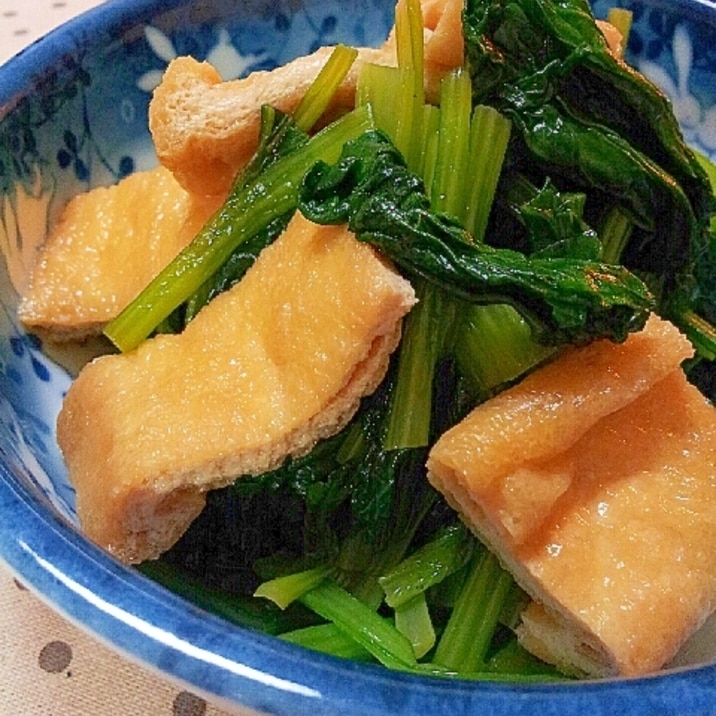 めんつゆで簡単 小松菜と油揚げの煮浸し レシピ 作り方 By ラズベリっち 楽天レシピ めんつゆで簡単 小松菜と油揚げの煮浸し レシピ 作り方 By ラズベリっち 楽天レシピ